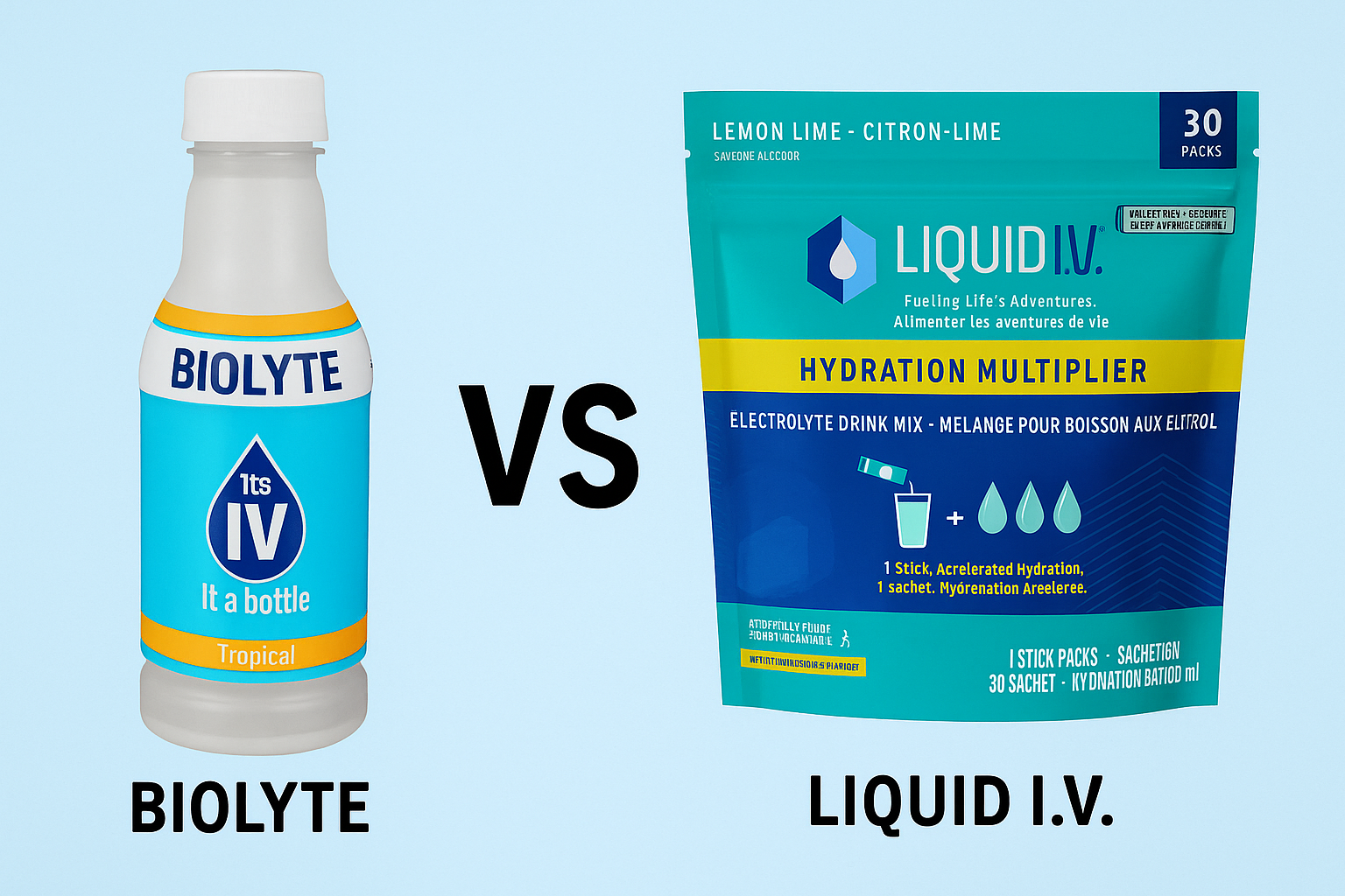 Biolyte vs Liquid IV